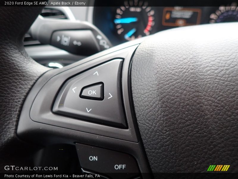 Agate Black / Ebony 2020 Ford Edge SE AWD