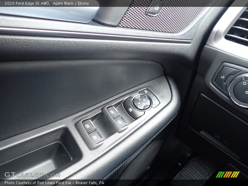 Agate Black / Ebony 2020 Ford Edge SE AWD