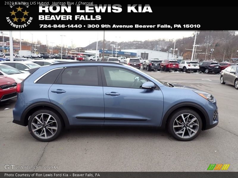 Horizon Blue / Charcoal 2020 Kia Niro LXS Hybrid