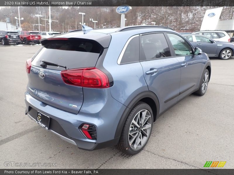 Horizon Blue / Charcoal 2020 Kia Niro LXS Hybrid