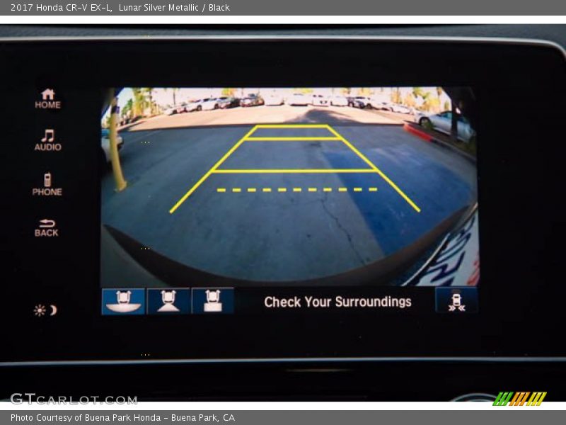 Lunar Silver Metallic / Black 2017 Honda CR-V EX-L