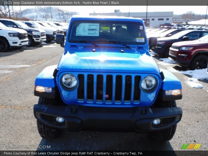 Hydro Blue Pearl / Black 2021 Jeep Gladiator 80th Anniversary Edition 4x4