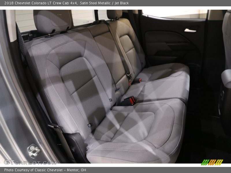 Satin Steel Metallic / Jet Black 2018 Chevrolet Colorado LT Crew Cab 4x4