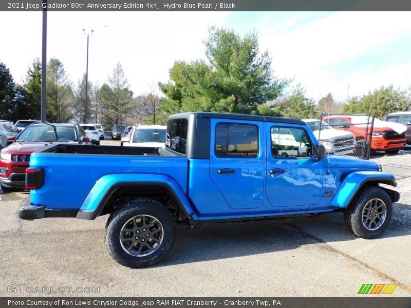Hydro Blue Pearl / Black 2021 Jeep Gladiator 80th Anniversary Edition 4x4