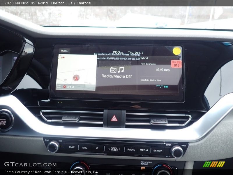 Horizon Blue / Charcoal 2020 Kia Niro LXS Hybrid