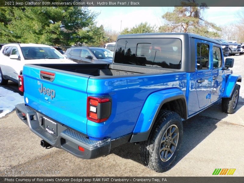 Hydro Blue Pearl / Black 2021 Jeep Gladiator 80th Anniversary Edition 4x4