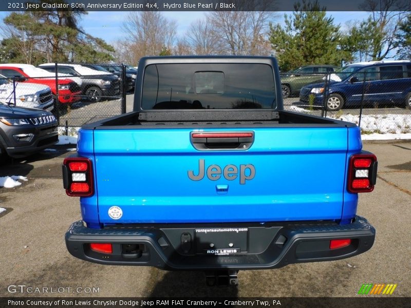 Hydro Blue Pearl / Black 2021 Jeep Gladiator 80th Anniversary Edition 4x4