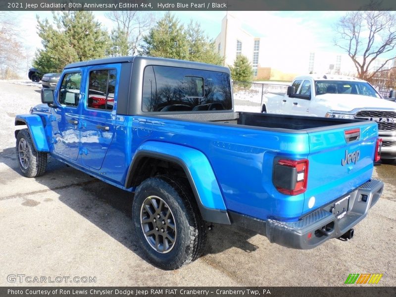 Hydro Blue Pearl / Black 2021 Jeep Gladiator 80th Anniversary Edition 4x4
