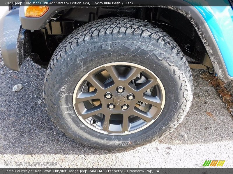 Hydro Blue Pearl / Black 2021 Jeep Gladiator 80th Anniversary Edition 4x4