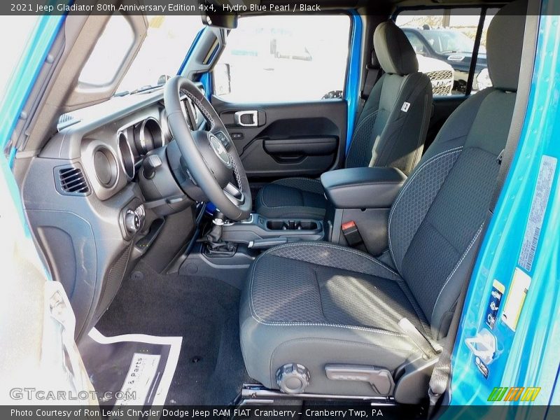 Hydro Blue Pearl / Black 2021 Jeep Gladiator 80th Anniversary Edition 4x4
