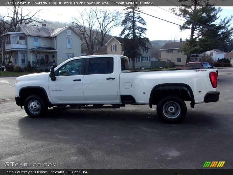 Summit White / Jet Black 2021 Chevrolet Silverado 3500HD Work Truck Crew Cab 4x4