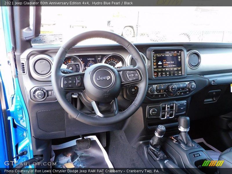 Hydro Blue Pearl / Black 2021 Jeep Gladiator 80th Anniversary Edition 4x4