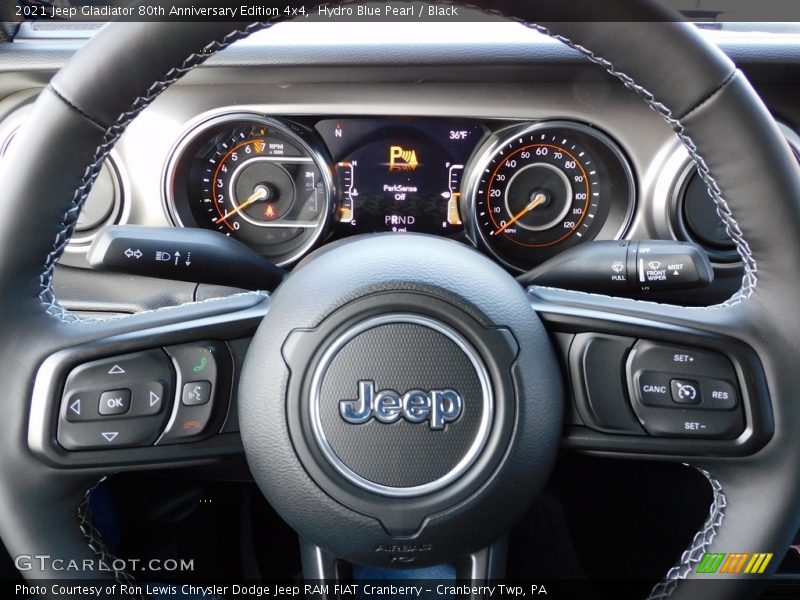 Hydro Blue Pearl / Black 2021 Jeep Gladiator 80th Anniversary Edition 4x4