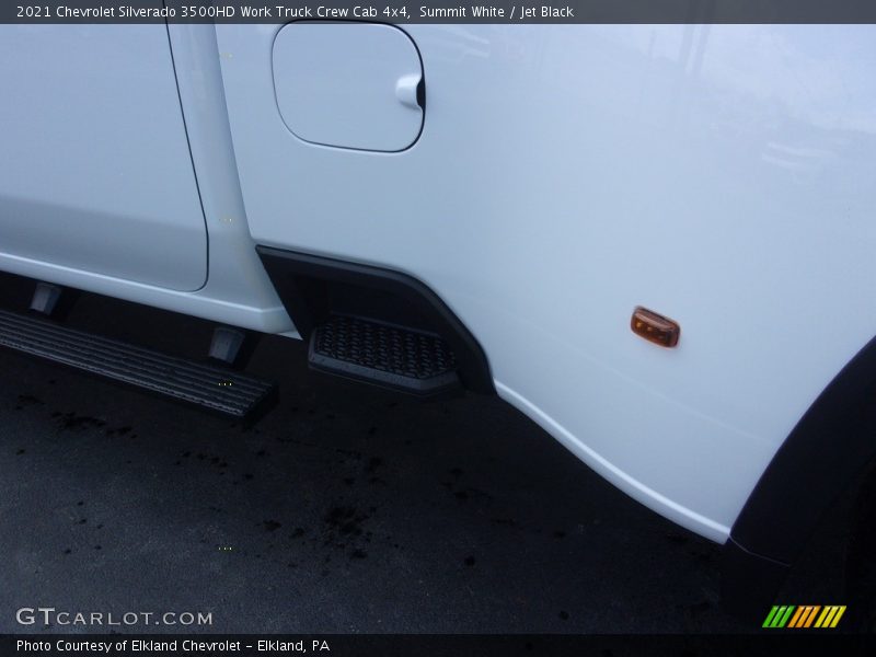Summit White / Jet Black 2021 Chevrolet Silverado 3500HD Work Truck Crew Cab 4x4
