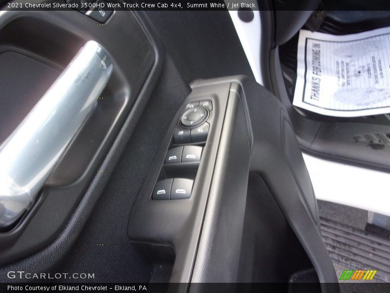 Summit White / Jet Black 2021 Chevrolet Silverado 3500HD Work Truck Crew Cab 4x4