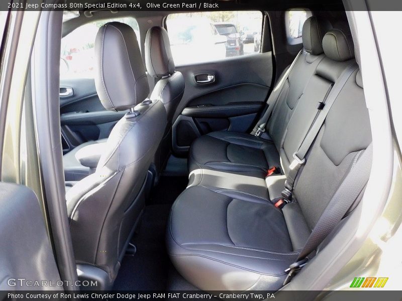 Rear Seat of 2021 Compass 80th Special Edition 4x4