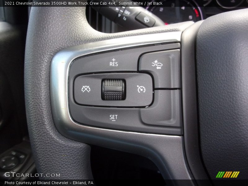 Summit White / Jet Black 2021 Chevrolet Silverado 3500HD Work Truck Crew Cab 4x4