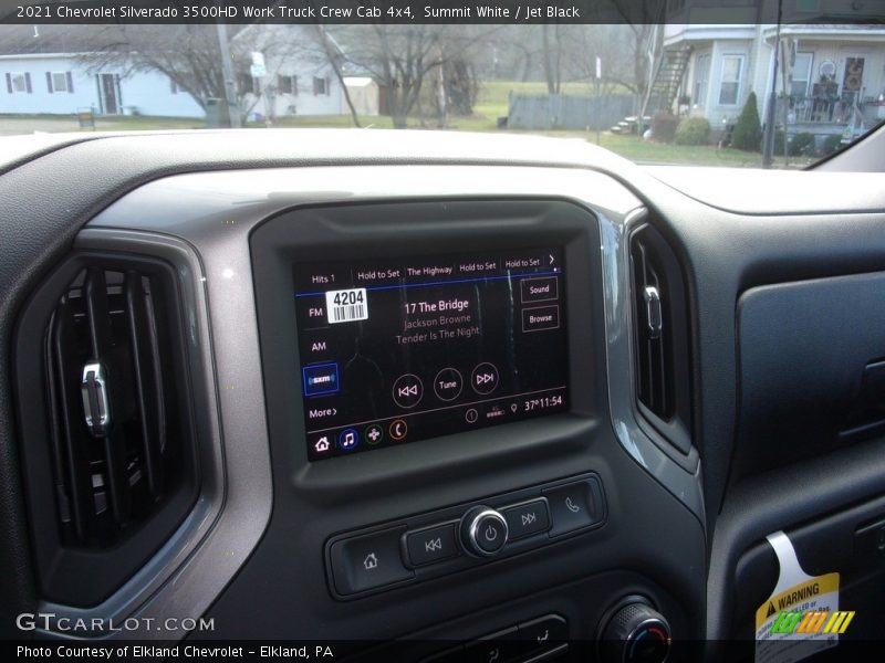 Summit White / Jet Black 2021 Chevrolet Silverado 3500HD Work Truck Crew Cab 4x4