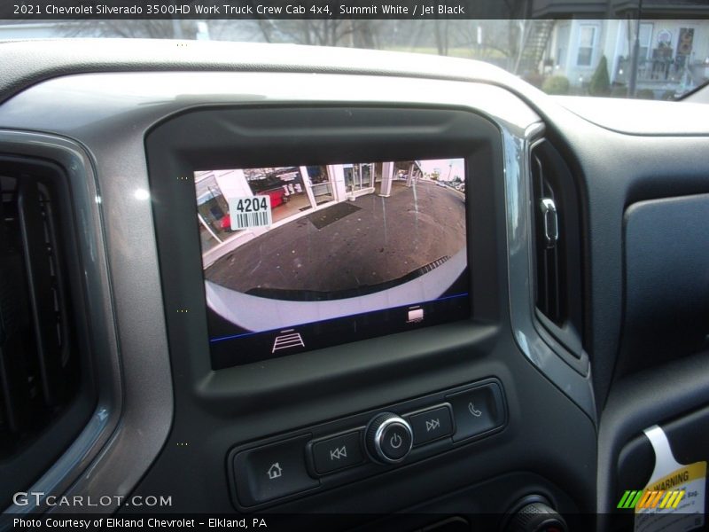 Summit White / Jet Black 2021 Chevrolet Silverado 3500HD Work Truck Crew Cab 4x4