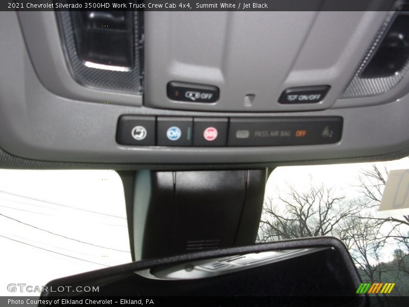 Summit White / Jet Black 2021 Chevrolet Silverado 3500HD Work Truck Crew Cab 4x4