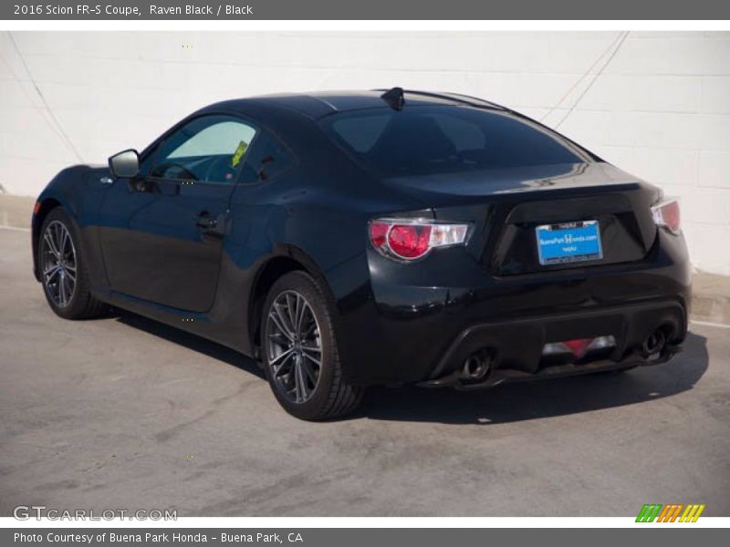 Raven Black / Black 2016 Scion FR-S Coupe