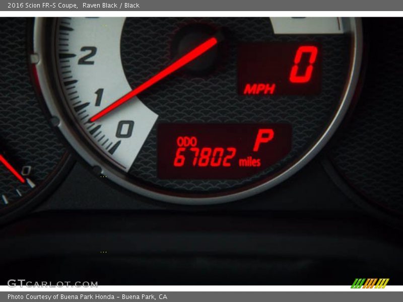 Raven Black / Black 2016 Scion FR-S Coupe