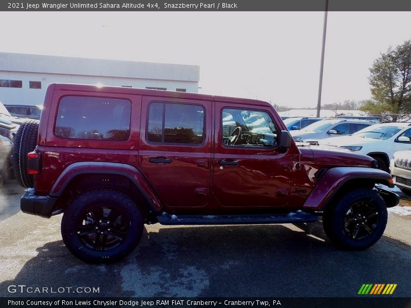 Snazzberry Pearl / Black 2021 Jeep Wrangler Unlimited Sahara Altitude 4x4