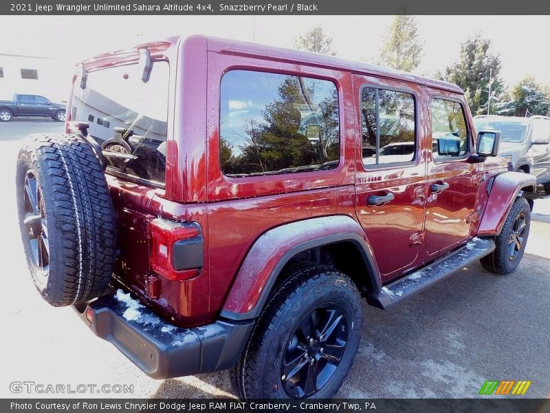 Snazzberry Pearl / Black 2021 Jeep Wrangler Unlimited Sahara Altitude 4x4