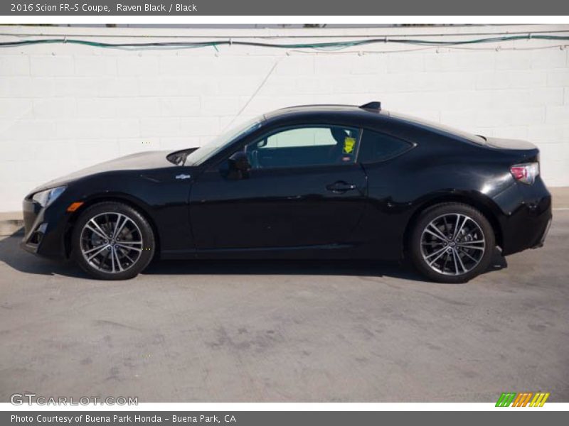 Raven Black / Black 2016 Scion FR-S Coupe