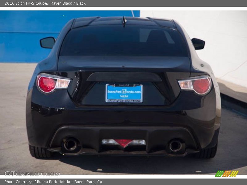 Raven Black / Black 2016 Scion FR-S Coupe