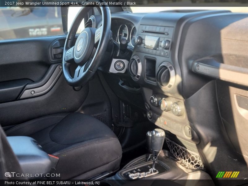 Granite Crystal Metallic / Black 2017 Jeep Wrangler Unlimited Sport 4x4