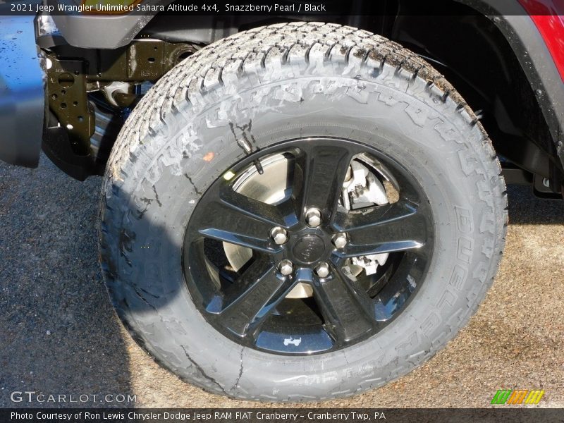 Snazzberry Pearl / Black 2021 Jeep Wrangler Unlimited Sahara Altitude 4x4