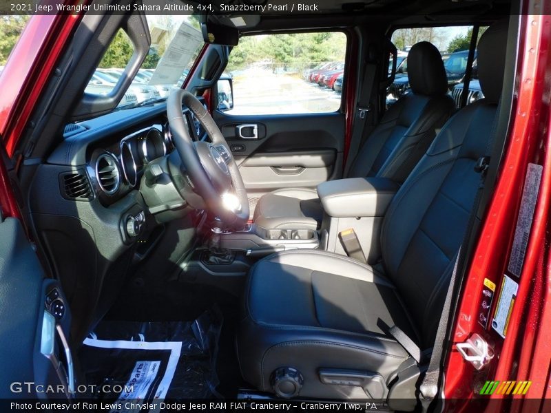 Snazzberry Pearl / Black 2021 Jeep Wrangler Unlimited Sahara Altitude 4x4