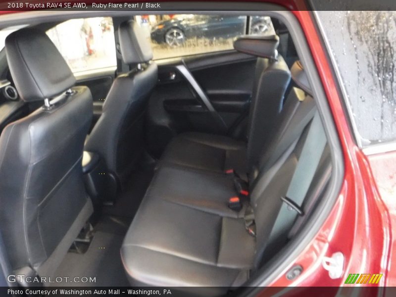 Ruby Flare Pearl / Black 2018 Toyota RAV4 SE AWD