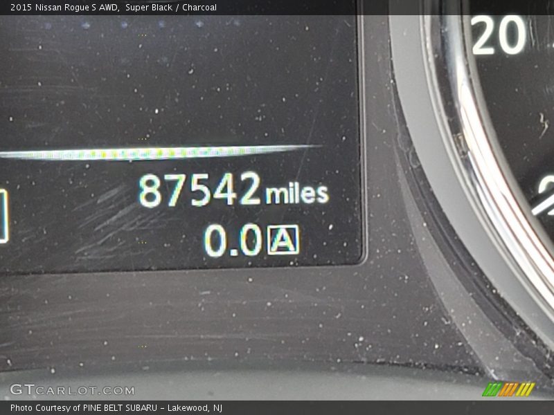 Super Black / Charcoal 2015 Nissan Rogue S AWD