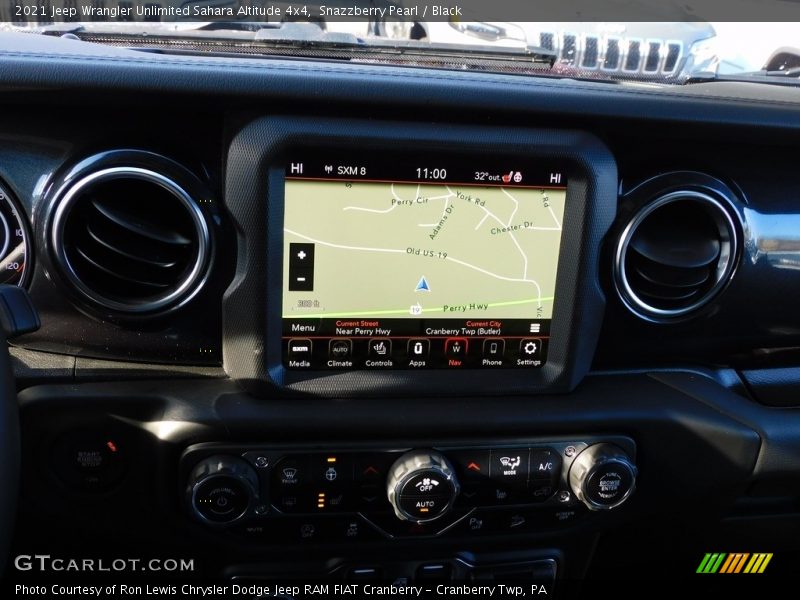 Snazzberry Pearl / Black 2021 Jeep Wrangler Unlimited Sahara Altitude 4x4