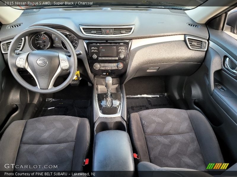 Super Black / Charcoal 2015 Nissan Rogue S AWD