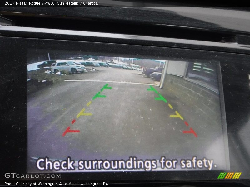 Gun Metallic / Charcoal 2017 Nissan Rogue S AWD