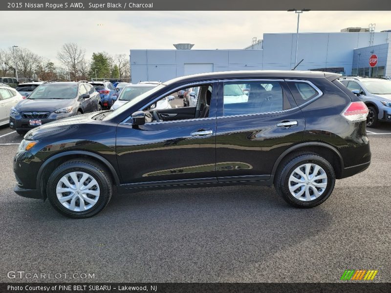 Super Black / Charcoal 2015 Nissan Rogue S AWD