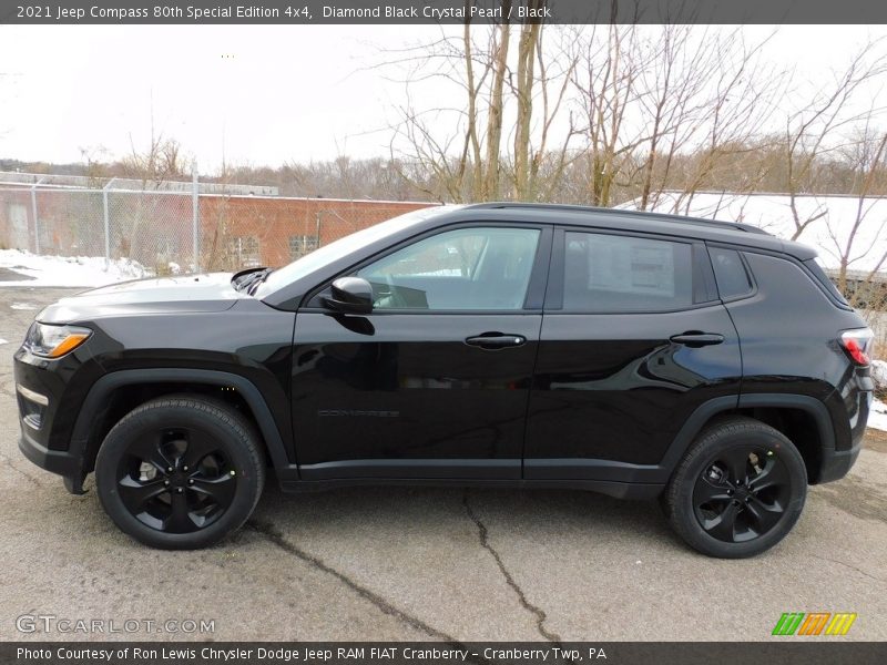  2021 Compass 80th Special Edition 4x4 Diamond Black Crystal Pearl