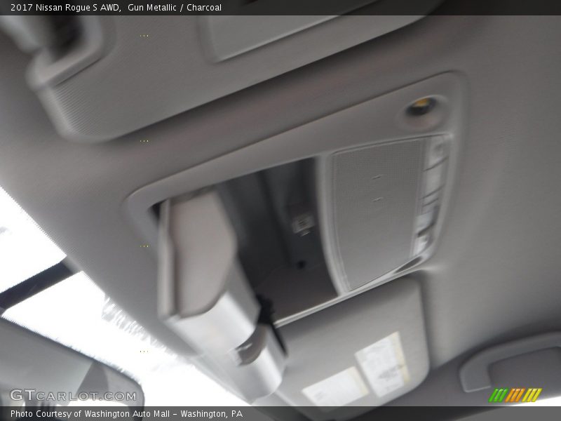Gun Metallic / Charcoal 2017 Nissan Rogue S AWD
