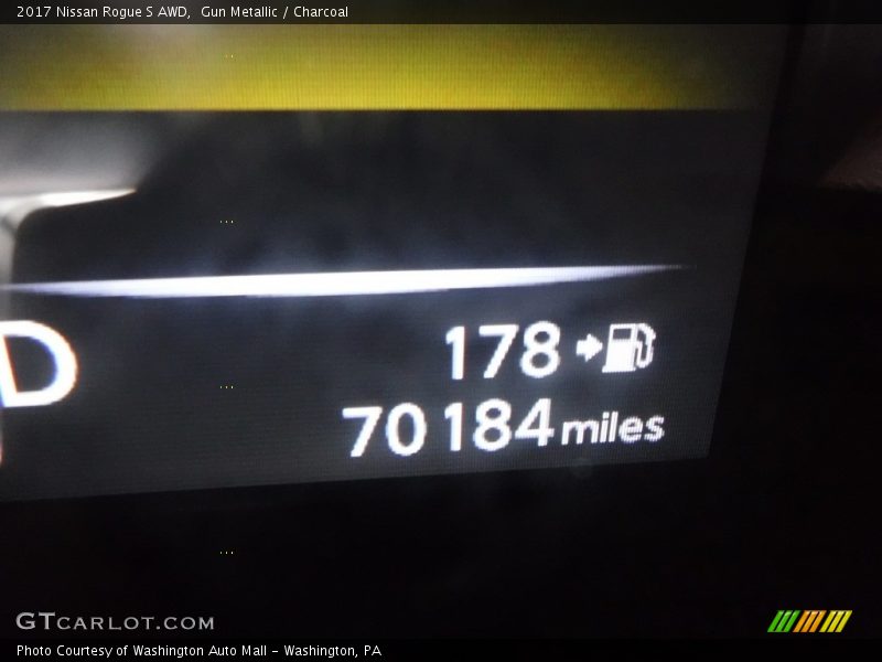 Gun Metallic / Charcoal 2017 Nissan Rogue S AWD