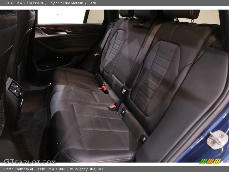 Phytonic Blue Metallic / Black 2018 BMW X3 xDrive30i