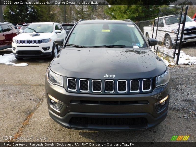 Granite Crystal Metallic / Black 2021 Jeep Compass Latitude 4x4