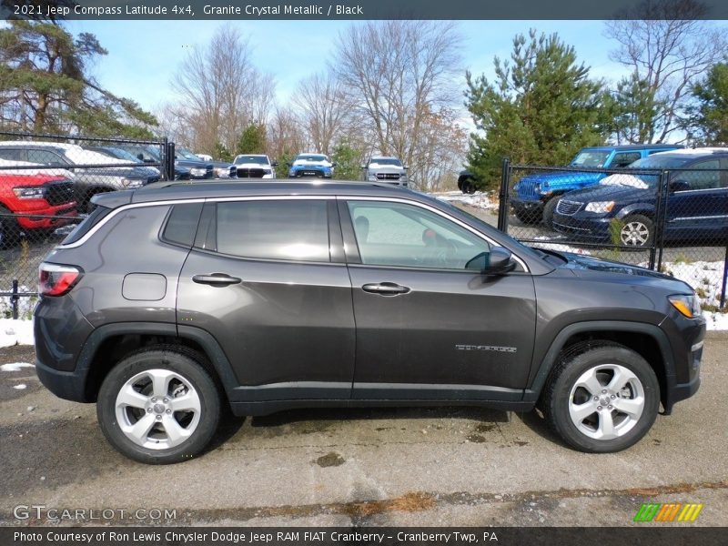 Granite Crystal Metallic / Black 2021 Jeep Compass Latitude 4x4