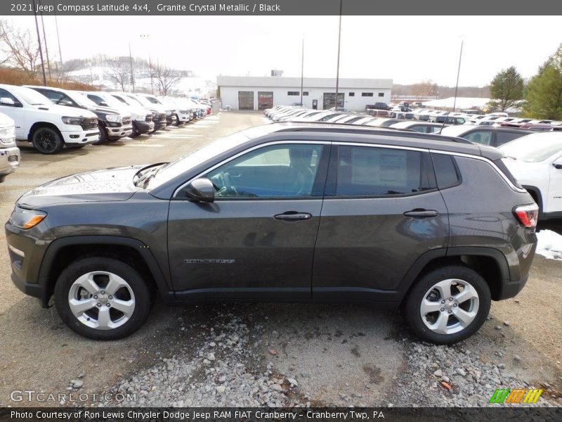 Granite Crystal Metallic / Black 2021 Jeep Compass Latitude 4x4
