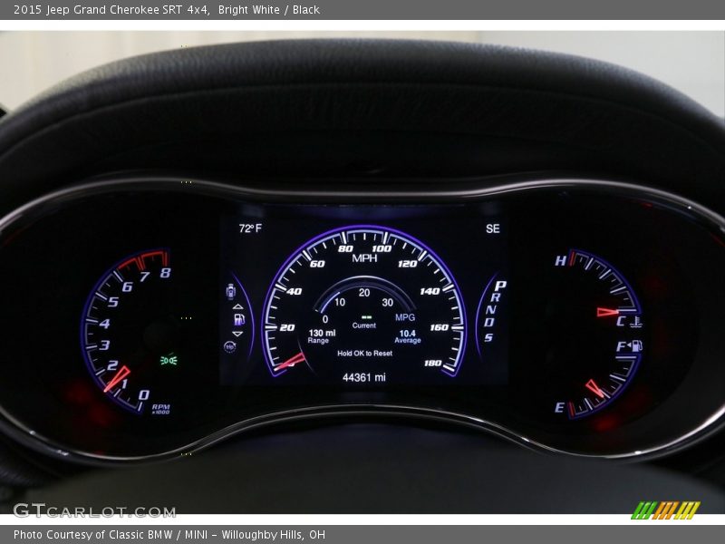  2015 Grand Cherokee SRT 4x4 SRT 4x4 Gauges
