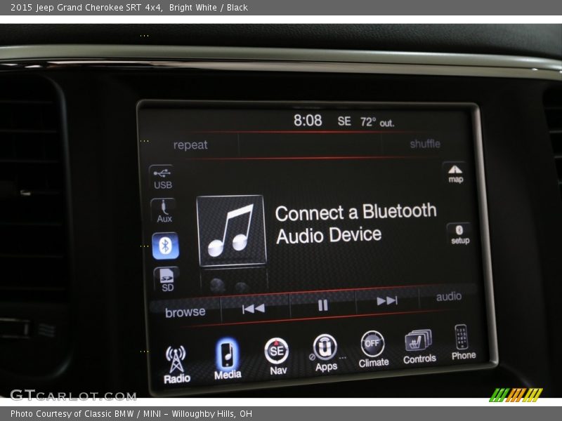 Bright White / Black 2015 Jeep Grand Cherokee SRT 4x4