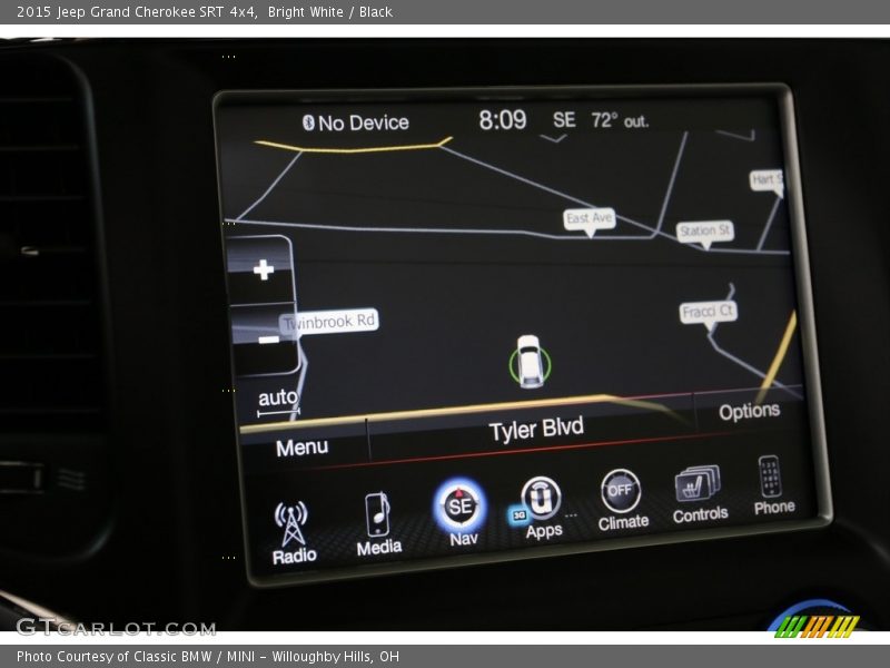 Bright White / Black 2015 Jeep Grand Cherokee SRT 4x4