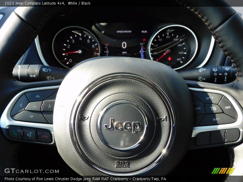 White / Black 2021 Jeep Compass Latitude 4x4